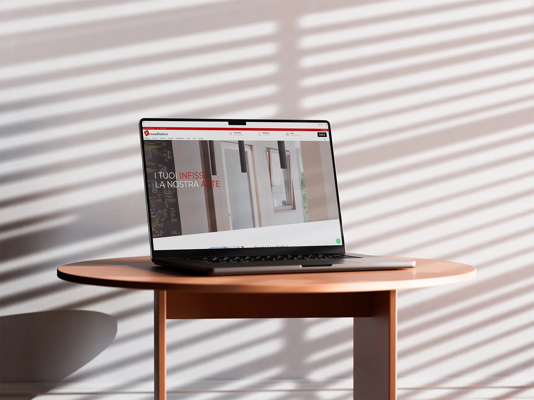 Mockup sito Essediinfissi