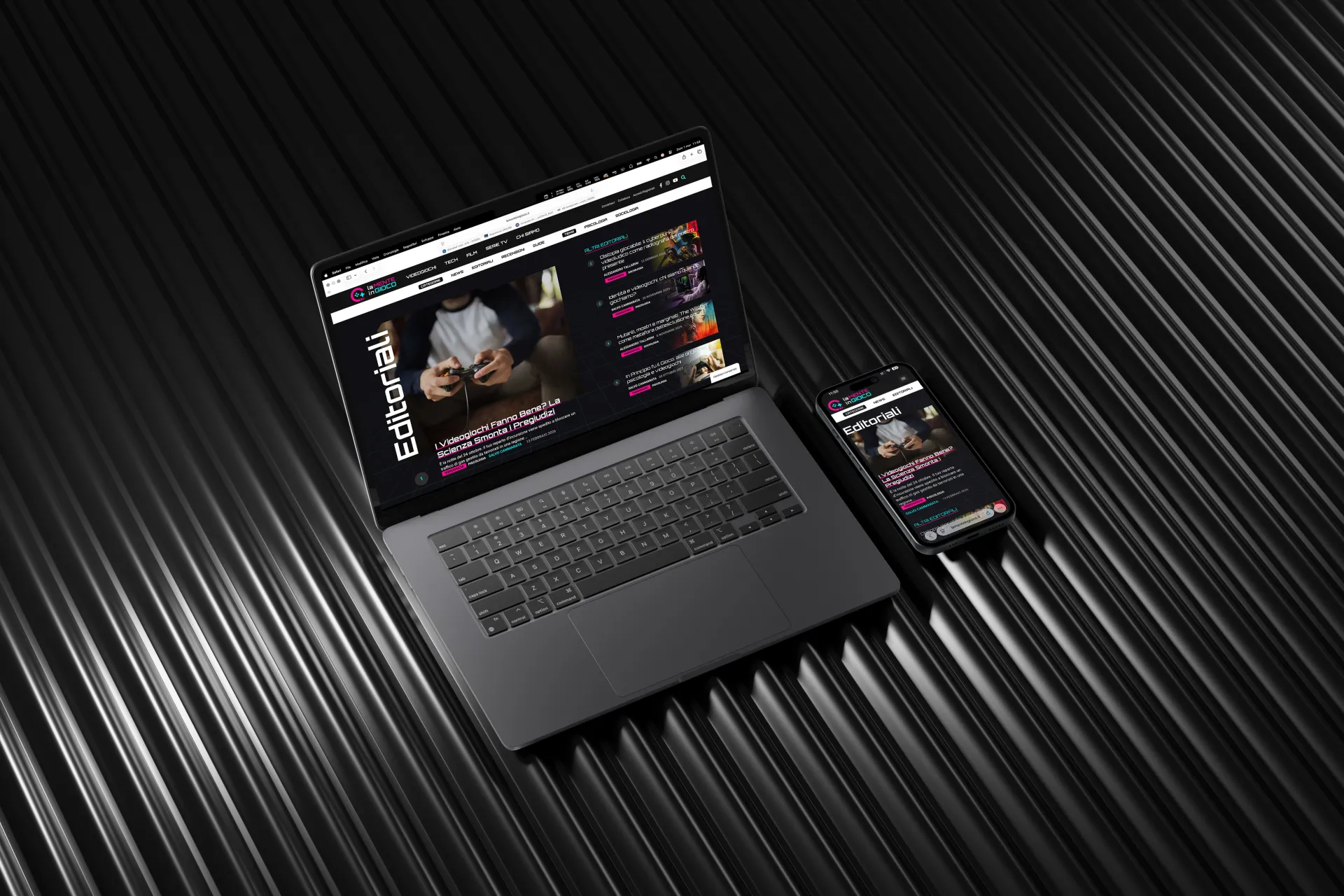 Strategia editoriale La Mente in Gioco