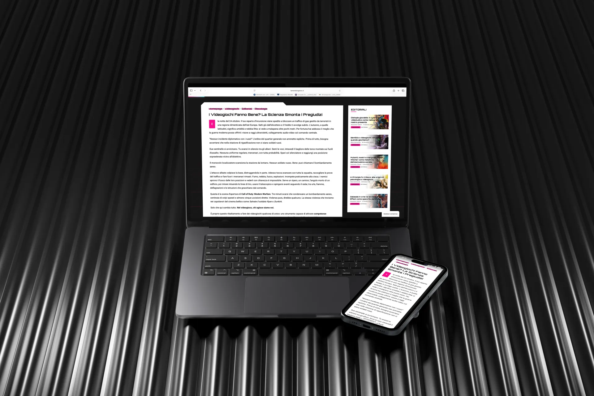 SEO e content strategy La Mente in Gioco