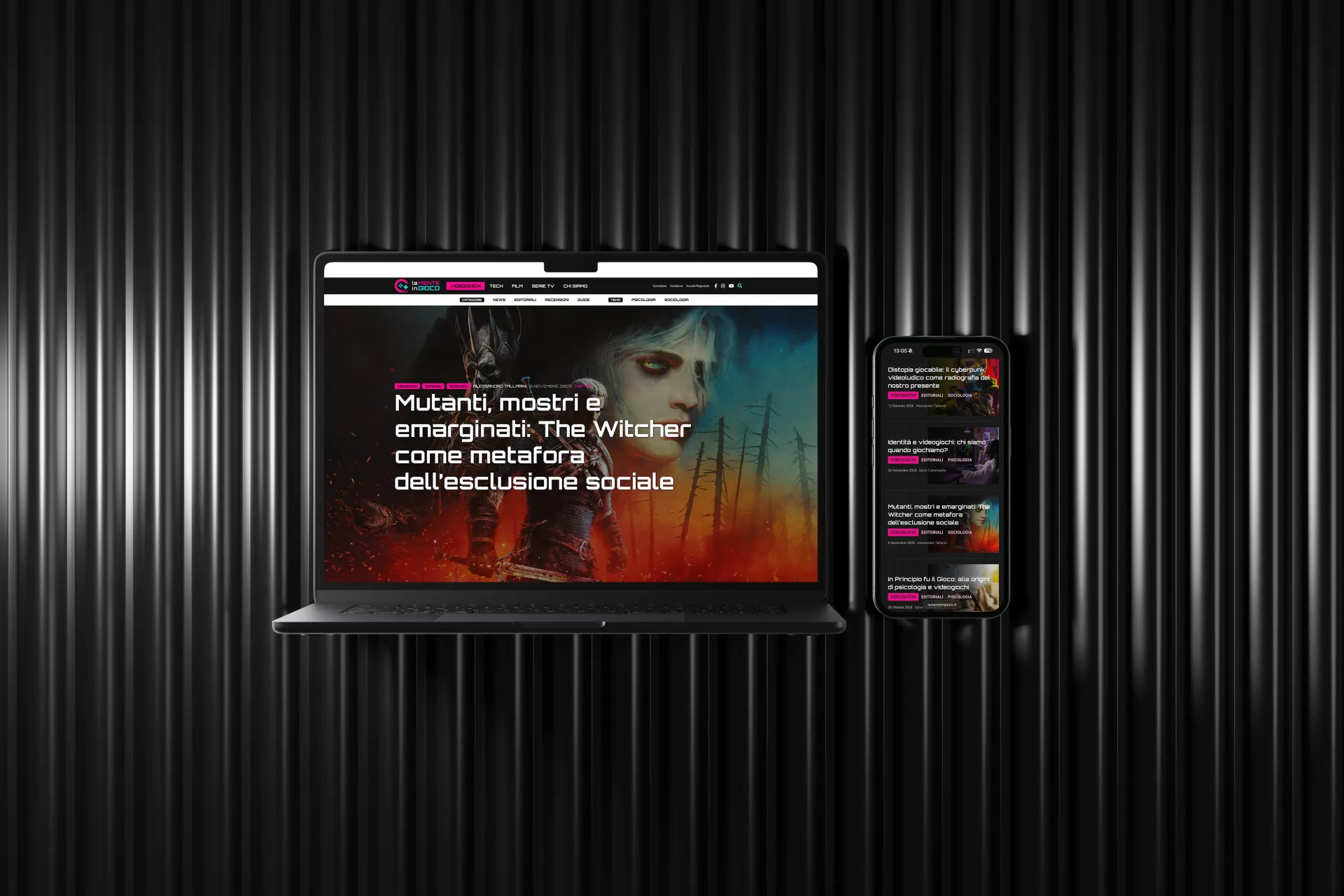 Identità visiva La Mente in Gioco